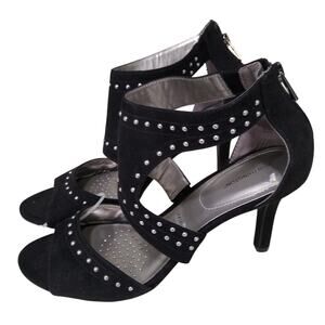 [G178] Worthington Black Gladiator Heels W/ Studs, Size 11